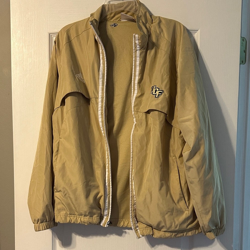 Tan Windbreaker Jacket